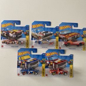 Ford Ranchero, Dodge Dart/ Charger, Chevy Pickup - Hot wheels
