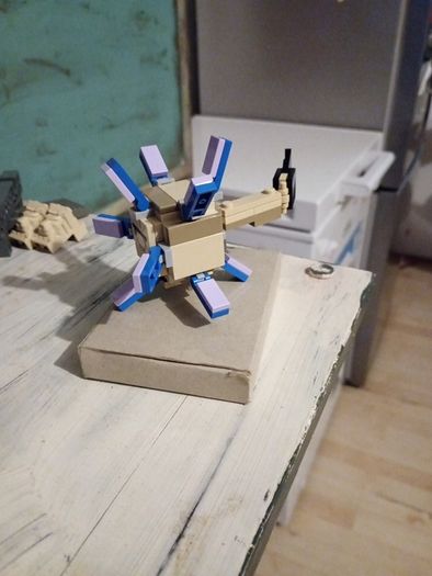 Lego minifigure Minecraft old guardian
