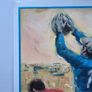 Original 1982 World Cup Final Italy vs Germany Poster Donat Sauri Ortega Spain 82 Image 2