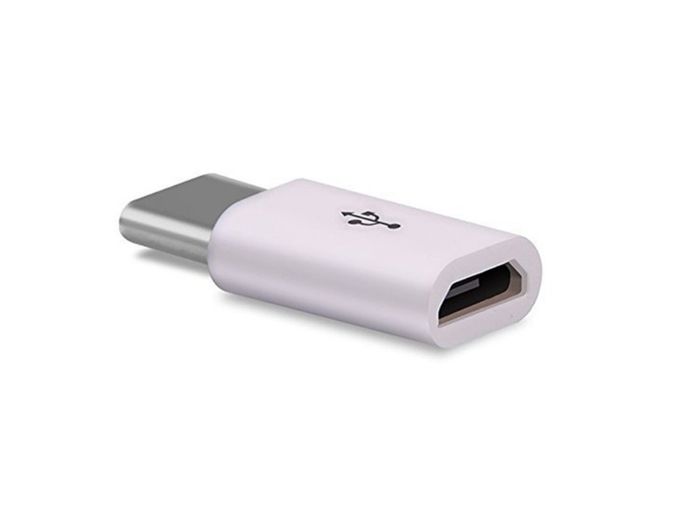 USB-C Type C Male to Micro USB Female Adapter Converter / Data Sync and Charging