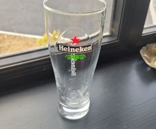 Heineken & Miller1/2 pint glasses