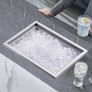 Drop in Ice Chest, 51 cm L x 36 cm W x 30.5 cm H Stainless Steel Ice Cooler, Commercial Ice Bin with Cover, 37.9 L Outdoor Kitchen Ice Bar Image 4