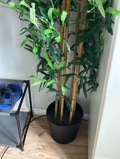 Large fake plant