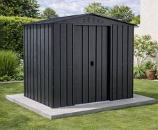 86 TOP Titan Steel Garden Shed  Grey