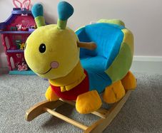 Wooden Baby Rocking Animal Caterpillar