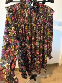 French Connection Floral Mini Dress Size Large Excellent Condition