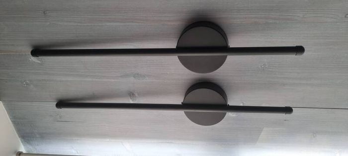 2 Modern Wall Lights Led 55cm , 3 colour