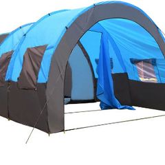 Big Tent  Room For Family Tent Outdoor Marquee Gazebo Camping Garden Party Sunshade Awning - Blue