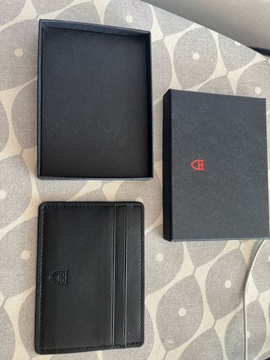 Tudor Watch Leather Credit Card Holder