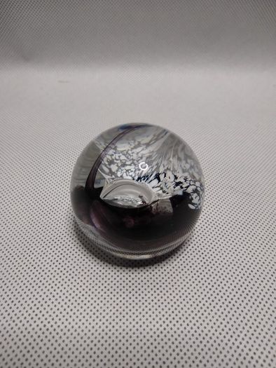 Handmade glass paperweight