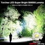 Rechargeable Torch, 500000 Lumen Torches LED Super Bright, 5000mAh Long Lasting, Adjustable Focus, IP67 Waterproof, 5 Modes, Powerful Handheld Flashlight for Power Cuts, Camping, Emergency Image 8