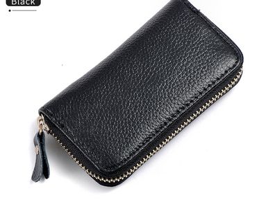 Leather Keychain Car Key Case Bag for Keys Organizer Money Card Holder Pouch