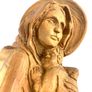 Vintage hand carved wooden Mary and baby Jesus Image 4