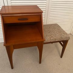 Mid Century Chippy Telephone Table