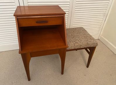 Mid Century Chippy Telephone Table
