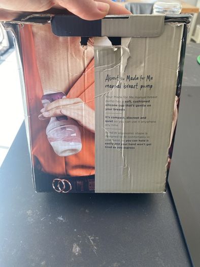 Tommy Tippee . Made for Me single manual breast pump.