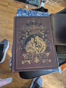 1880 Book life of blessed virgin mary