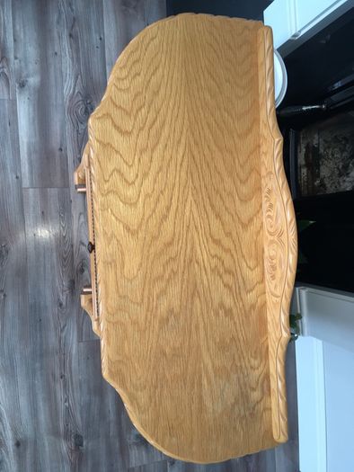 Vintage Style Wooden Cabinet with Chair