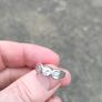 Sterling Silver Rub over CZ Solitaire ring Image 9