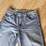 Zara Mid Rise Straight Leg Jeans, Grey Jeans / Size 10 Image 4