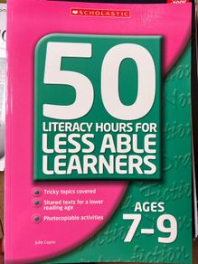 50 Literacy hours for less able learners, new