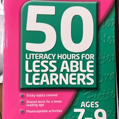 50 Literacy hours for less able learners, new