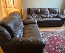 Leather sofas