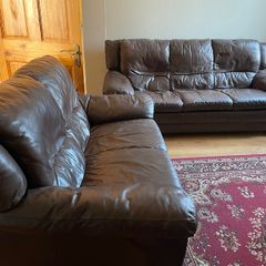 Leather sofas