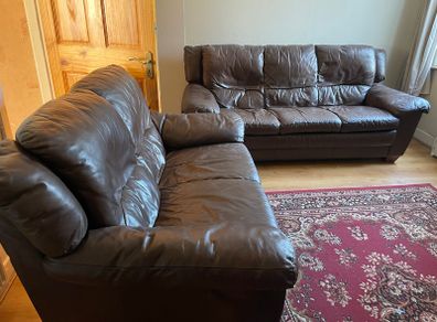 Leather sofas