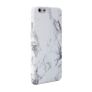 White Marble Pattern prinred Hard Cover for any iPhone Image 3