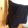 Dorothy Perkins Black Maternity Shorts size 8 Image 2
