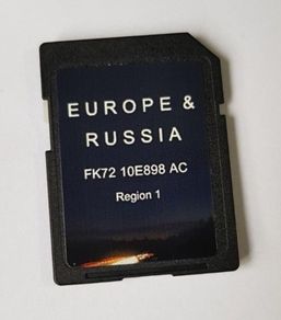 Jaguar Land Rover Navigation SD Card FK72