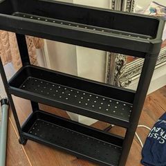 free 3 shelf unit missing wheel