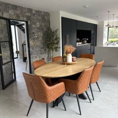 Faux leather Dining chairs X6