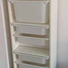 Trofast Ikea with buckets