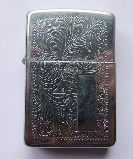Zippo wind proof lighter with original brown leather case