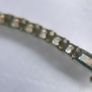 Vintage Sterling Silver 925 Tennis Bracelet  Cubic Zirconia Graduated Flexible Bangle Bracelet 16,7g Image 9