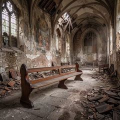 Good long pew structurally good