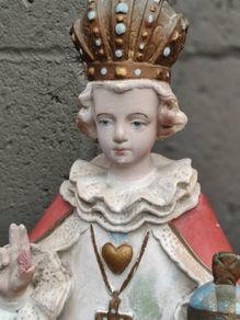 Vintage Chalk Child of Prague
