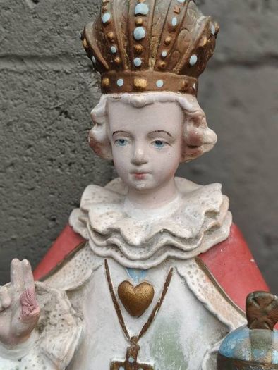 Vintage Chalk Child of Prague