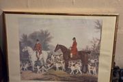 Vintage Thomas Hills Huntsman to the Old Surry Hounds by R.B. Davis framed print