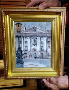 Trinity collage painting