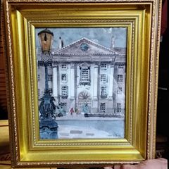 Trinity collage painting