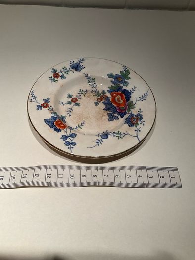 antique BOOTH FLORA porcelain plate c1916