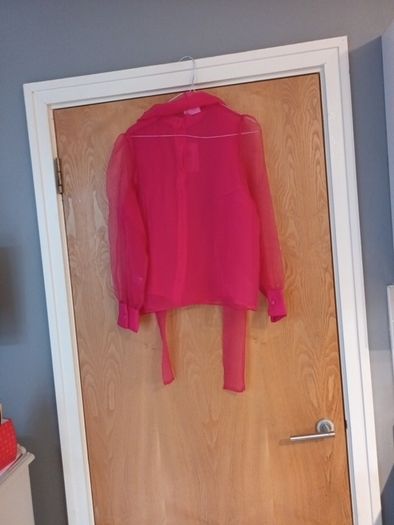 Savida  Nati Organza Blouse.  S.L - 14.   B.N.W.T