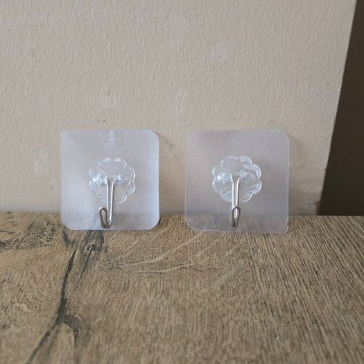 Stick-on hooks
