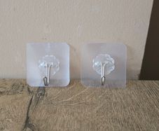 Stick-on hooks
