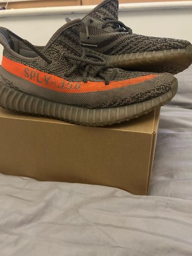 Reflective Yeezy belugas