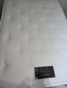 Edgar & Jones 4.6ft Double Premier Pocket 2000 Mattress, Orthopaedic Support,Firm