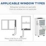 Air Conditioner, Dehumidifier, Cooling Fan with Remote Control, Digital Display, 2 Speeds, 24H Timer, Window Venting Kit Image 5